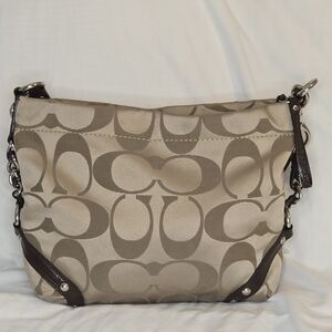 Coach 15250 Carly Signature Shoulder Purse